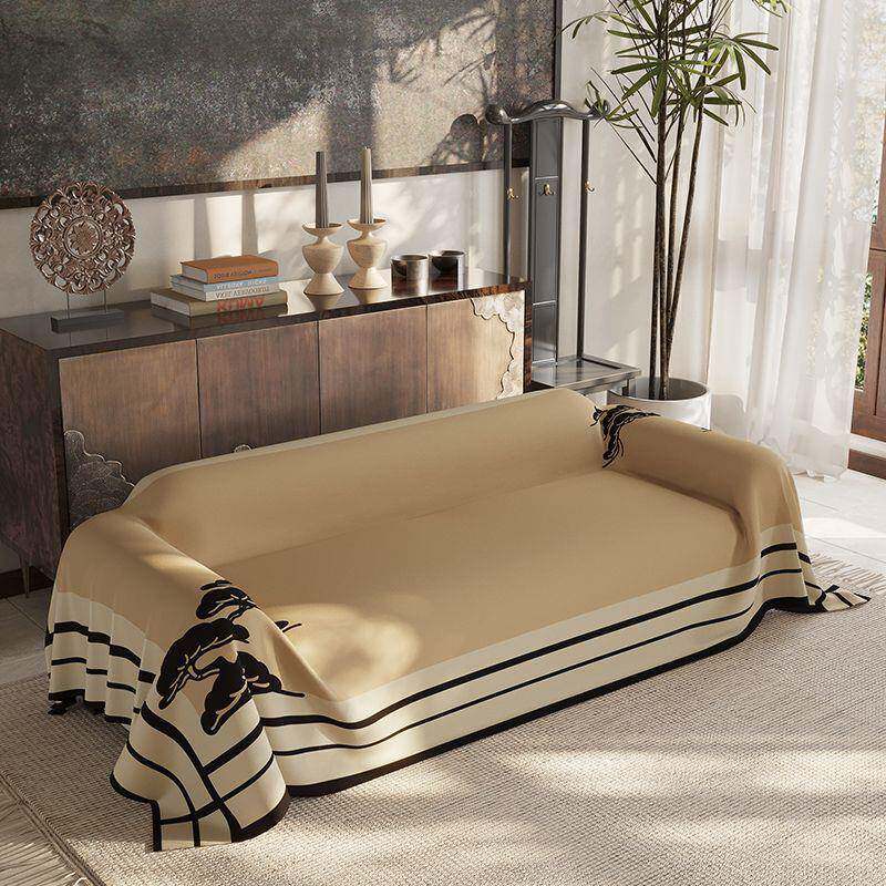 新中式沙发盖布轻奢高级感四季通用沙发巾防尘防猫抓全盖套罩盖巾