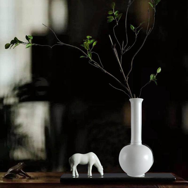 现代中式陶瓷花瓶手工拉胚花器水养干花花插家居摆件茶室博古架,纺织面料/辅料/配套,纺织机械配件,淘宝优惠券,粉丝福利购,淘宝优惠卷