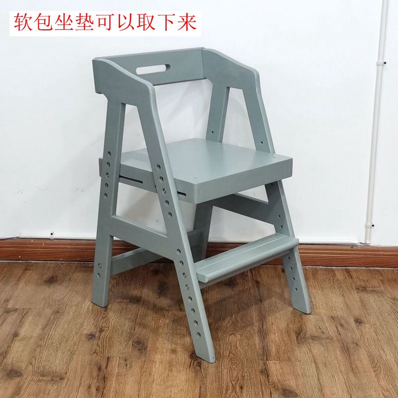 轻奢实木儿童椅学习椅子婴儿宝宝餐椅家用小学生椅可调节升降新品