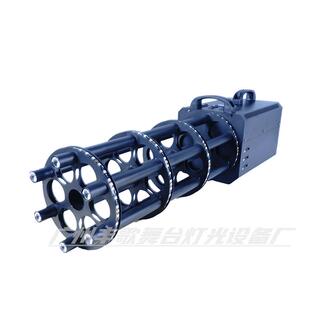 LED六头电子礼花枪夜场气氛互动专用彩纸弹礼炮喷纸把加特林炮