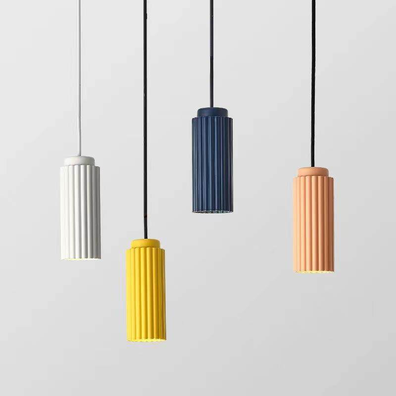 北欧风格灯具现代简约创意餐厅吧台卧室客厅梅花管单头极简小吊灯