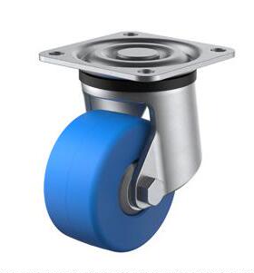 安装底座(A×B[mm]82×82)不锈钢SUS-HSG-65MC2.5寸蓝色活动轮