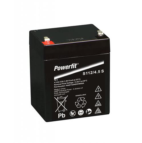 POWERFIT蓄电池SS112/4.5S警报系统应急照明UPS电池4.5AH