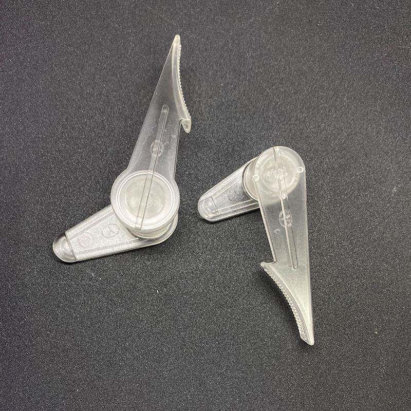 可拆卸灯饰配件LED吸顶灯灯罩卡子底盘卡脚旋卡PP白色料透明旋卡