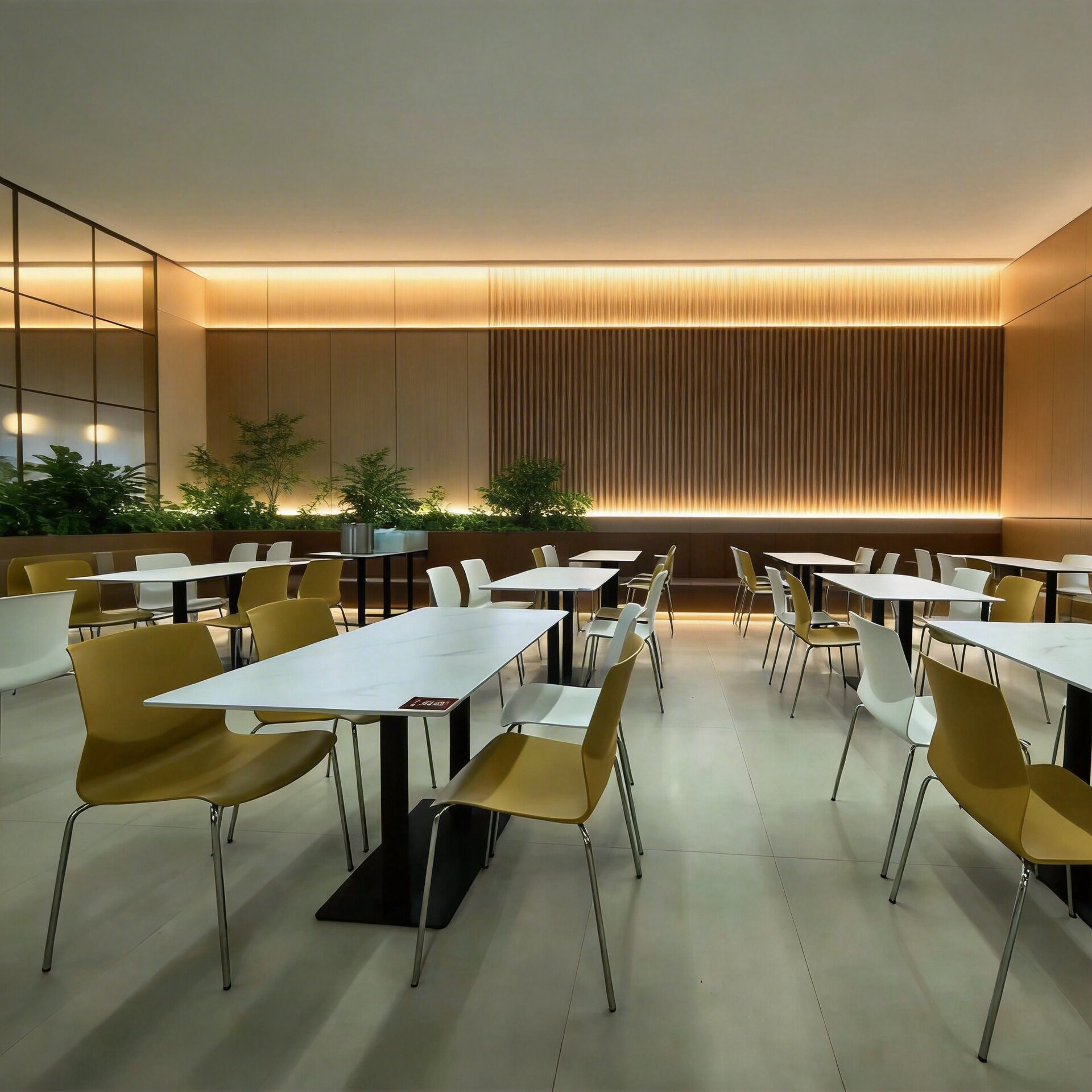 学校员工公司食堂岩板桌椅组合餐厅奶茶小吃快餐店商用餐饮餐桌椅
