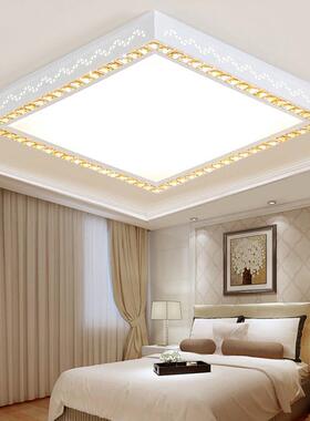 水晶led吸顶灯圆形客厅灯简约现代家用卧室灯饰温馨餐厅灯具