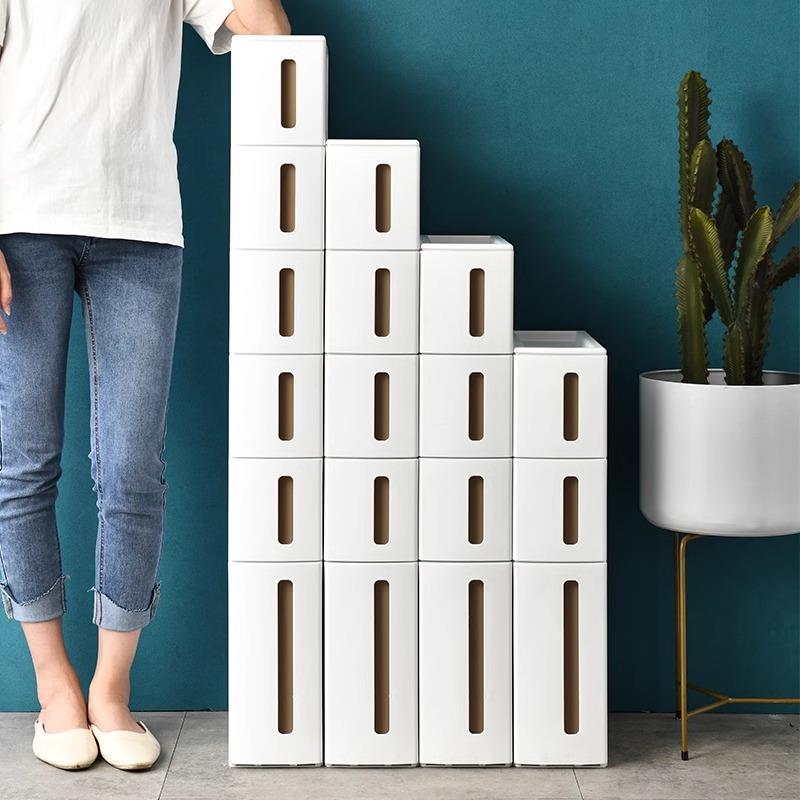 超窄夹缝柜14/15cm宽厨房缝隙抽屉式收纳柜浴室卫生间塑料置物架