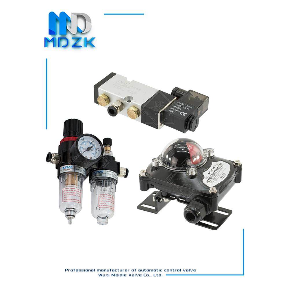 MDZK美蝶自控气动蝶阀球阀专业4M310防爆电磁阀回信器过滤器4M210