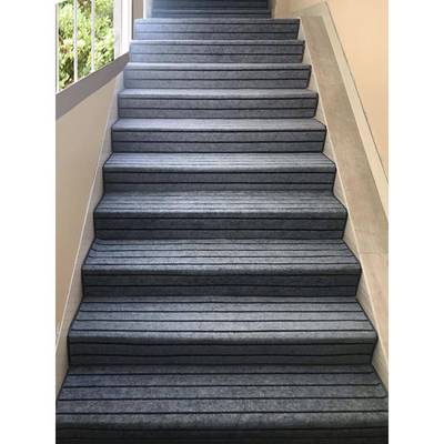 楼梯垫踏步垫阶梯式防滑地毯免胶自粘实木水泥铁梯台阶满铺定制
