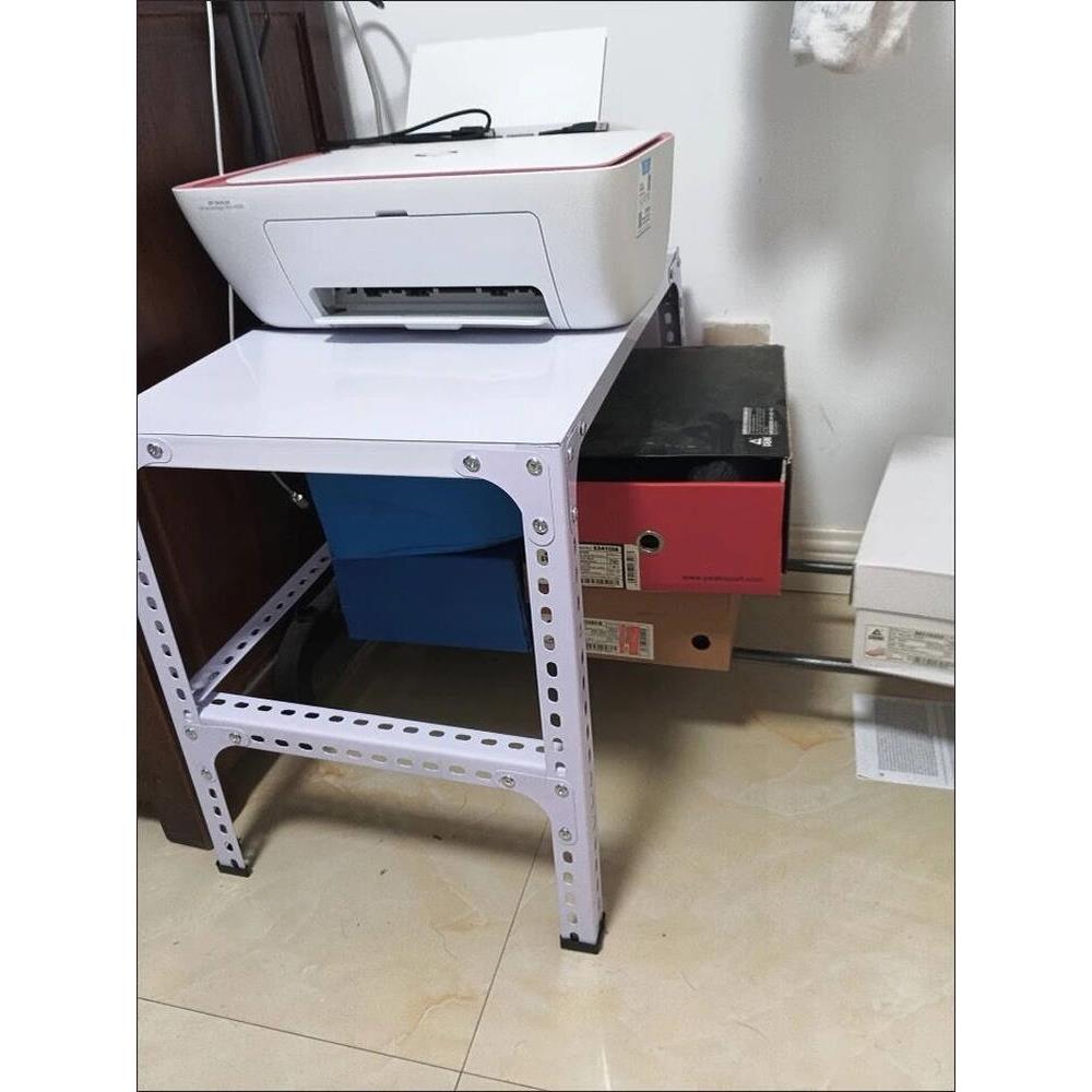 广州货架角钢货钢板小桌子工具层架工作台办公室打印机花架厨房
