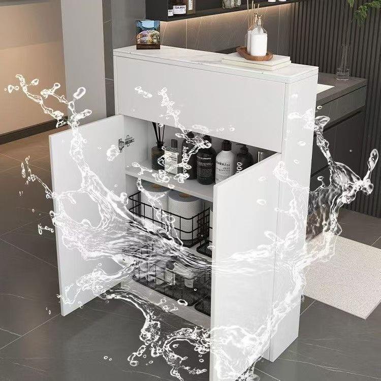 洗漱台侧边柜洗手台边柜半墙柜隔断柜卫生间洗手盆浴室窄边干区柜