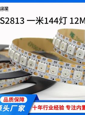 WORLDSEMIWS2813低压5V144灯单点单控断点续传可编程幻彩灯