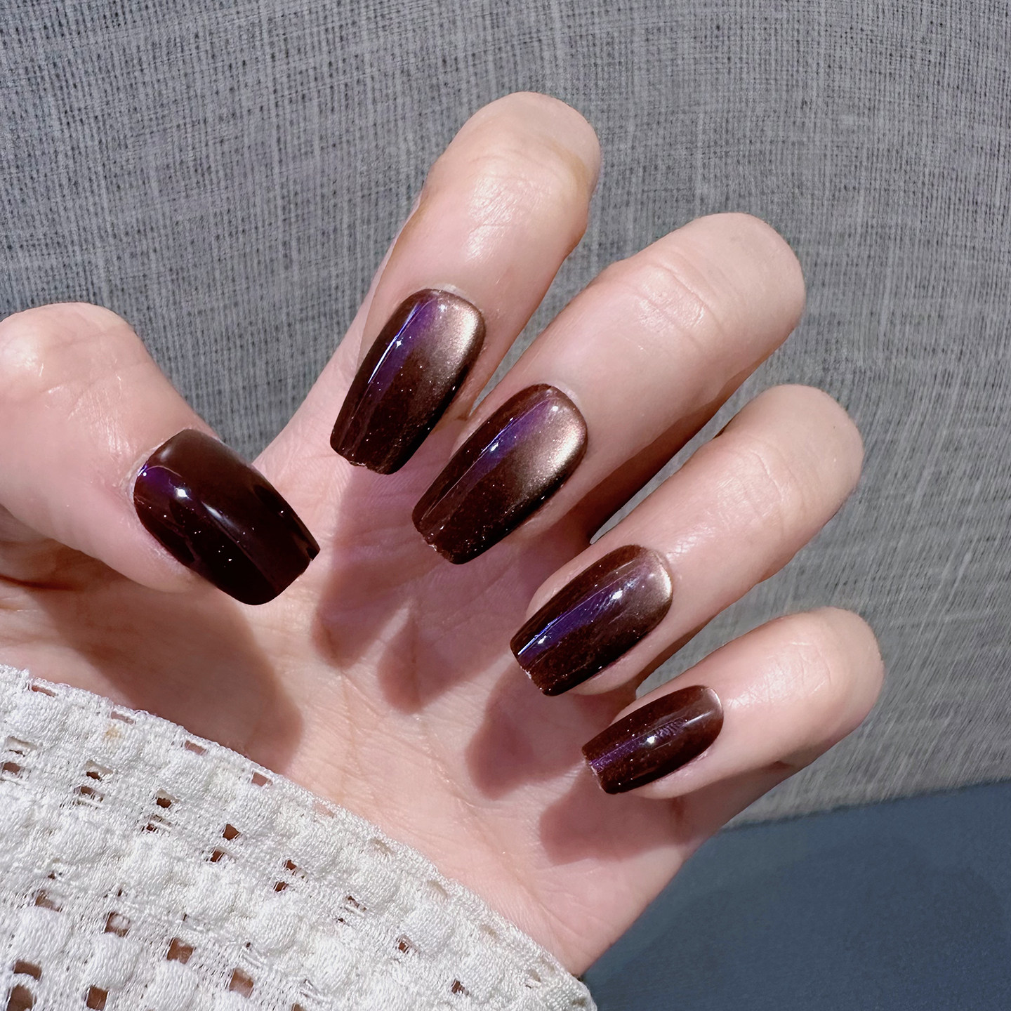 气质穿戴甲焦糖色渐变猫眼美甲贴片成品甲片高级感显白手工甲猫眼,彩妆/香水/美妆工具,穿戴甲/甲片,淘宝优惠券,粉丝福利购,淘宝优惠卷