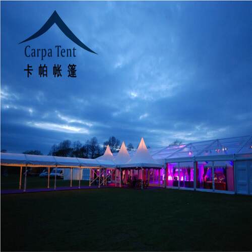 厂家直售大型婚礼欧式篷房 活动餐厅篷房 高质量低价格Frame Tent