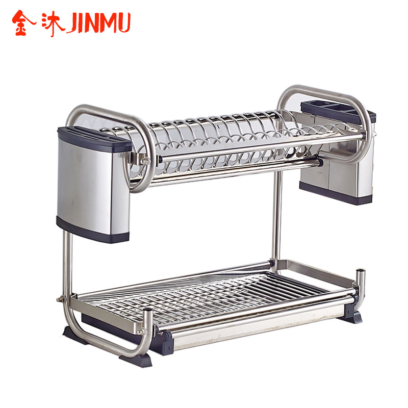 304不锈钢碗架壁挂沥水架厨房置物架收纳凉碗盘架储物架挂墙用品