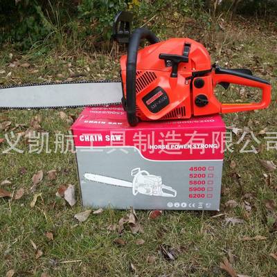 5800油锯，58cc排量，专业油锯供应,20寸导板链条优质伐木锯供应