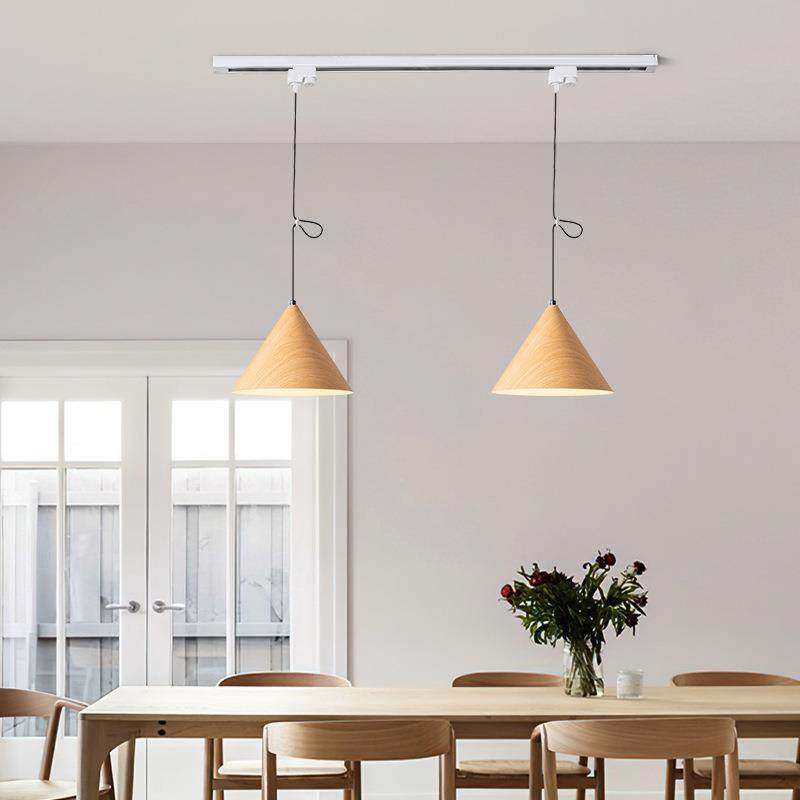 日式原木餐厅吊灯轨道可移动北欧简约吧台饭桌岛台极简导轨小吊灯,鲜花速递/花卉仿真/绿植园艺,割草机/草坪机,淘宝优惠券,粉丝福利购,淘宝优惠卷