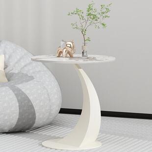 岩板边几现代简约小户型沙发边几轻奢高级感卧室床头设计师边几桌