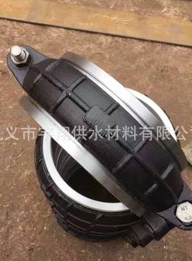 电厂通煤粉卡箍式挠性管接头D-LD2000卡箍式柔性接头VA型连接器