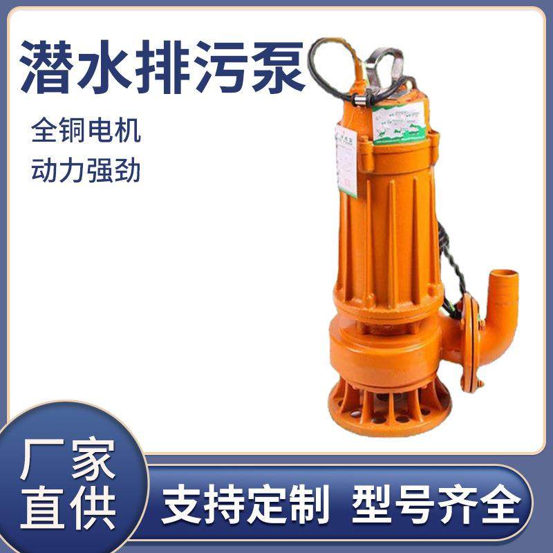 WQ电动潜水排污泵无堵塞不锈钢切割污水泵wq铸铁离心泵,纺织面料/辅料/配套,纺织机械配件,淘宝优惠券,粉丝福利购,淘宝优惠卷