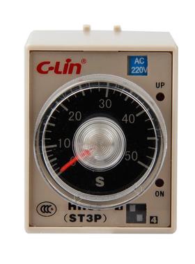 C-Lin欣灵HHS5-C(ST3PA-C)5S/50S/5M/30M延时时间继电器JSZ3A-C