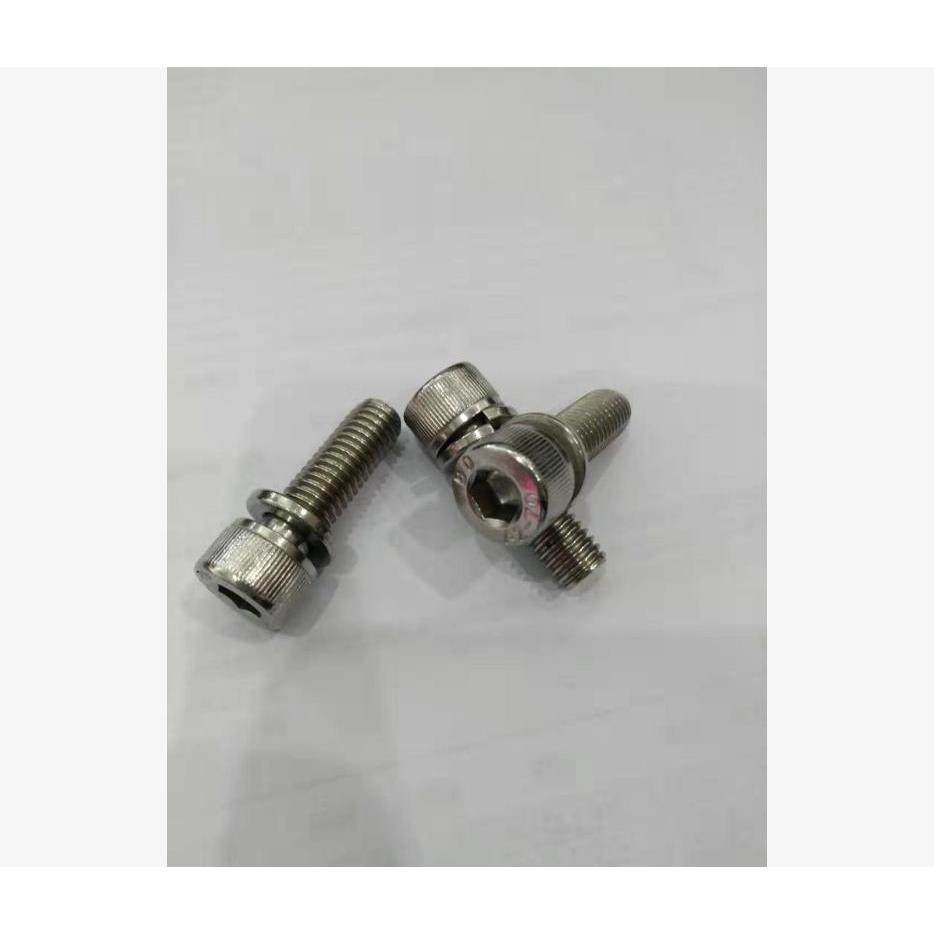 304内六角圆柱头机螺钉DIN912弹垫组合M3*20圆柱头组合螺钉,纺织面料/辅料/配套,纺织机械配件,淘宝优惠券,粉丝福利购,淘宝优惠卷