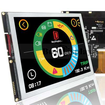 8寸800*600彩色液晶显示屏配LT7683控制板/并串口/可配触摸屏