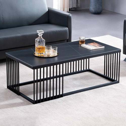 意式岩板极简轻奢现代简约小户型客厅家用长方形大理石茶桌