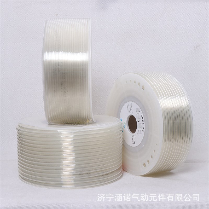 PU 软管聚氨酯PU管高压气管盒装6/8/10/12耐磨空压机透明气动软管