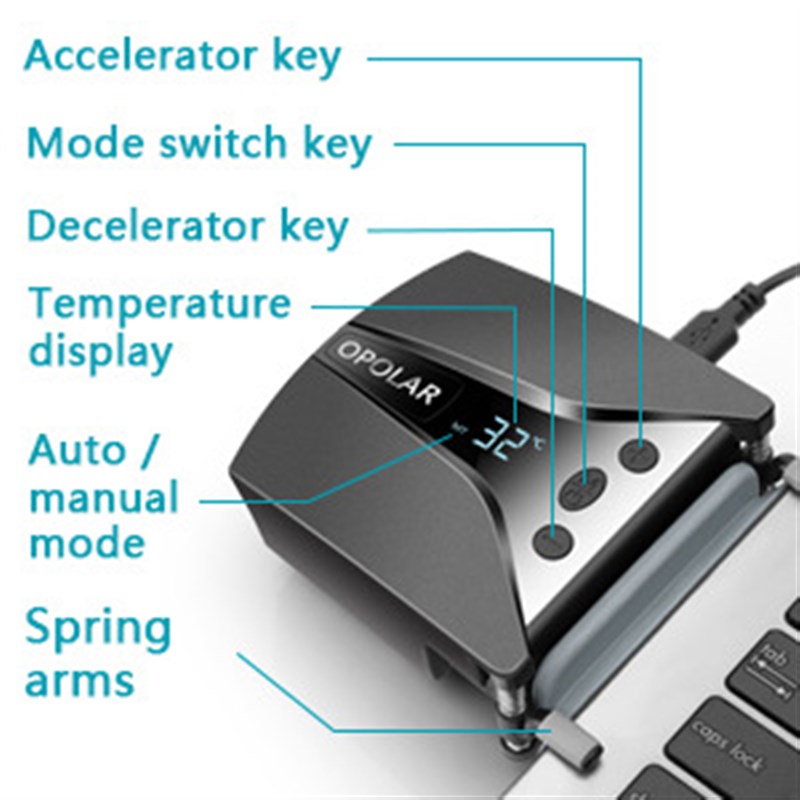 opolar LC06 电脑散热器摄氏度
