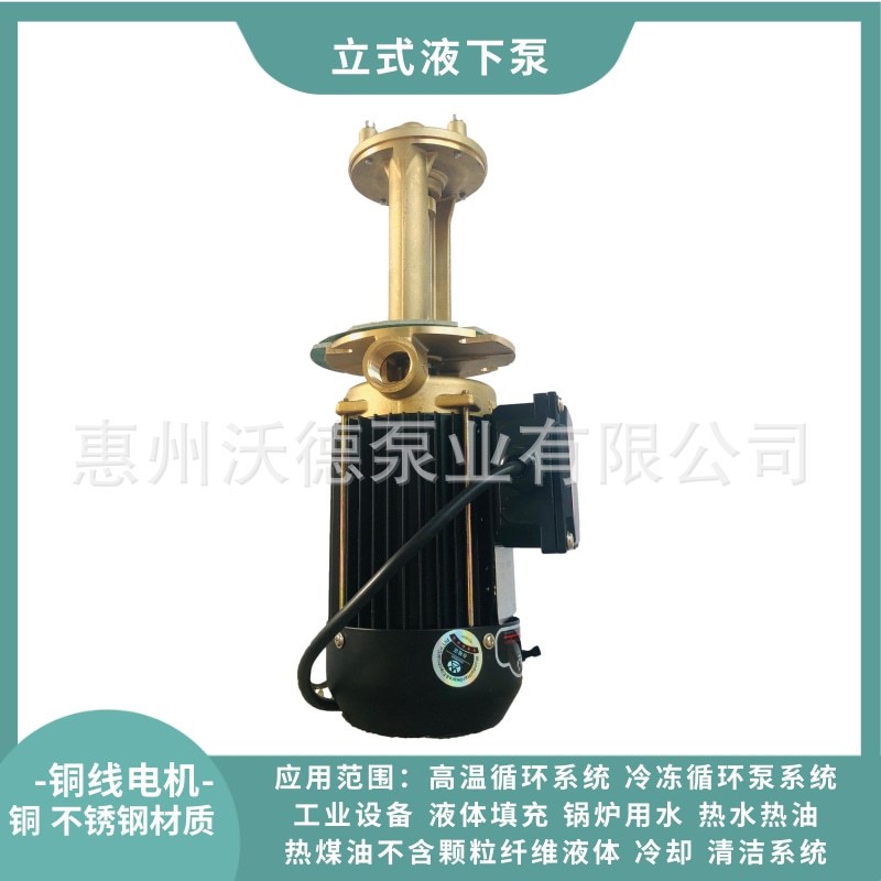 供应机床油泵WL-10-200耐高温热水热油立式旋涡泵铜泵头电动循环