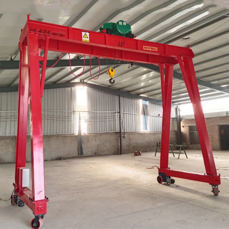 龙门架 电动万向移动1吨3吨5吨小型龙门吊架升降款手动龙门起重机