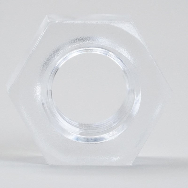 透明塑料螺丝十字平圆头PC亚克力绝缘螺丝细灯饰塑料螺母M2.5-M10