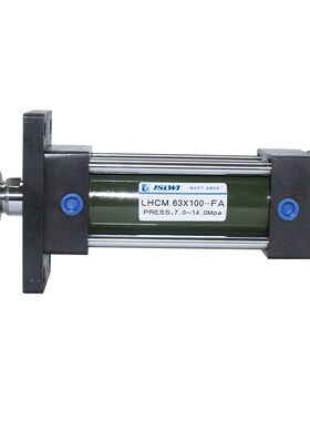 隆运LHCM标准柱形感应式油缸标准液压缸前法兰安装复动拉杆油缸