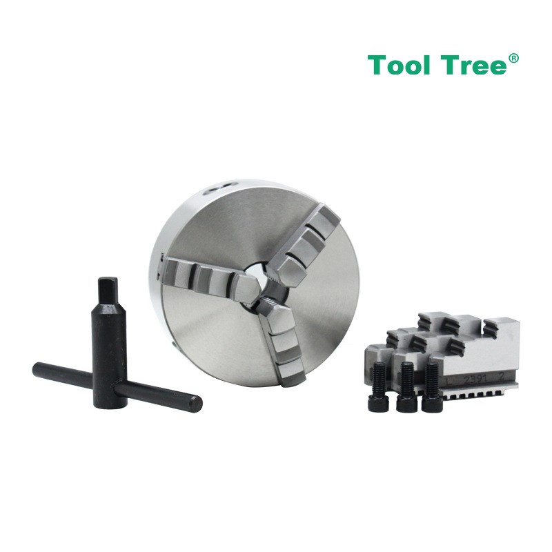 K11型三爪自定心卡盘 K11-125 卡盘 卡爪 三爪联动