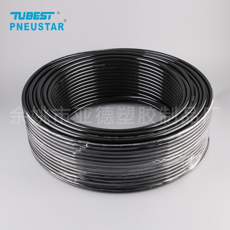 PU管生产厂家气动软管8mm,聚氨酯空压机耐高温高压气管机械黑