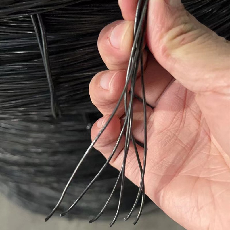 厂家批发黑色合股退火铁丝多股合股丝缠绕丝退火丝建筑工程黑铁丝