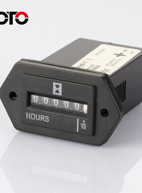 SYS-1工业计时器 100-250V发动机计时器 空压机叉车发电机累时器