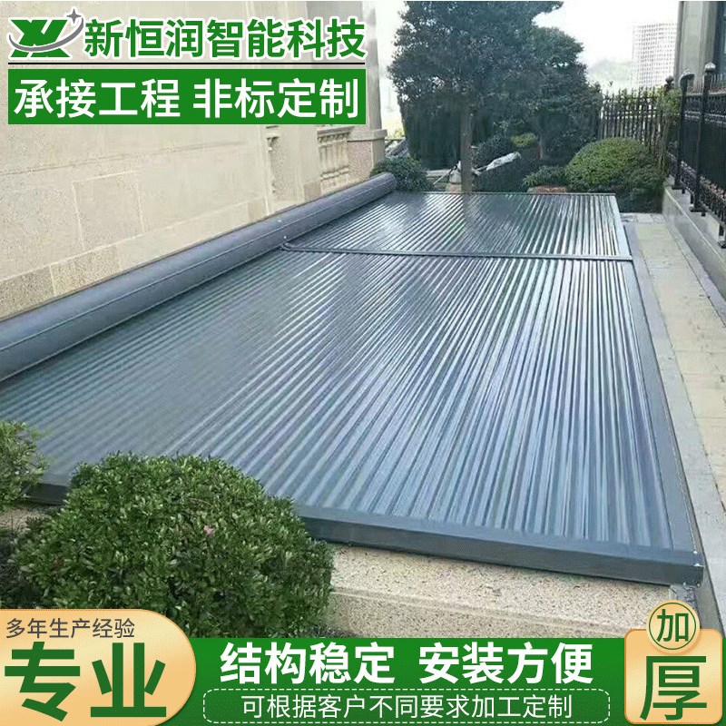 定 制 阳光房别墅透明雨棚遮阳棚pc耐力板露台阳光棚铝合金遮雨棚