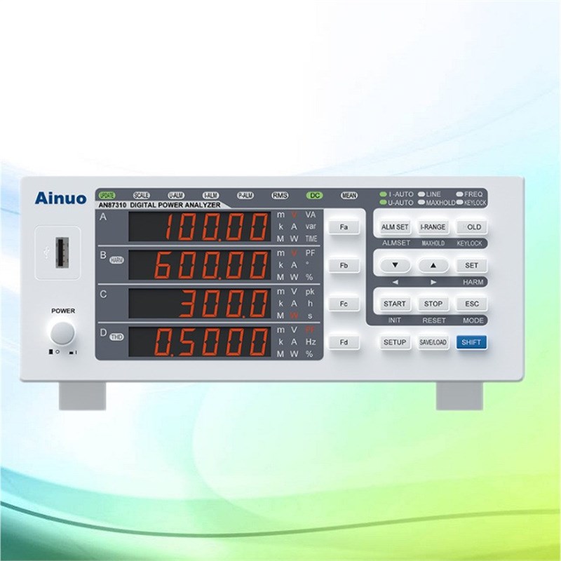Ainuo艾诺交直流功率分析仪AN87310电量测量仪功率计 待机功率测