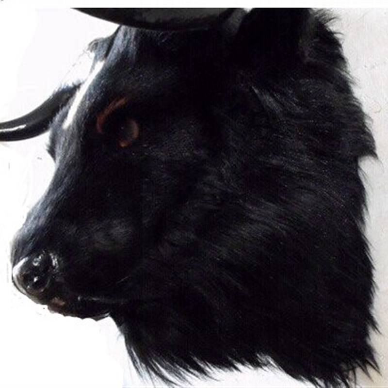 定制手工艺品 仿真牦牛头 动物头挂件 创意礼品 工艺品