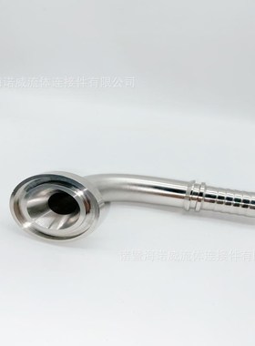 87391轻型不锈钢接头90 SAE法兰接头3000PSI伊顿不锈钢扣压接头