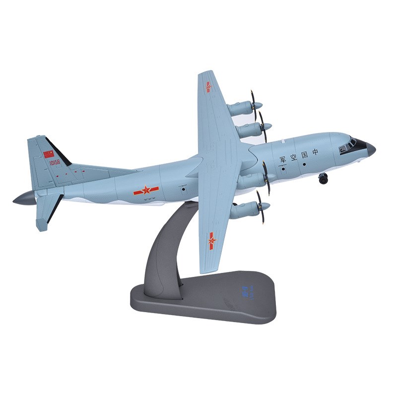 1:100运9运输机模型合金静态仿真Y-9运九国产飞机创意摆件礼品