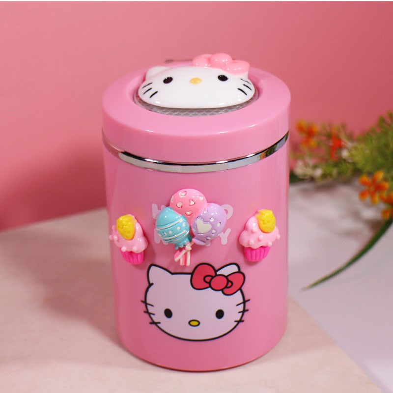 卧室烟灰缸创意带盖床头个性可爱潮流防摔车载有盖多功能车内家用