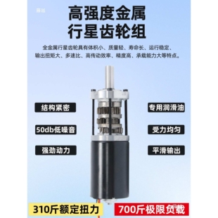 直流无刷减速电机42-4260大扭力可调低慢速12伏24v微型电动小马达