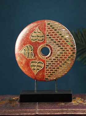 泰国工艺品东南亚风格泰式木雕摆件会所客厅电视柜酒柜桌面装饰品