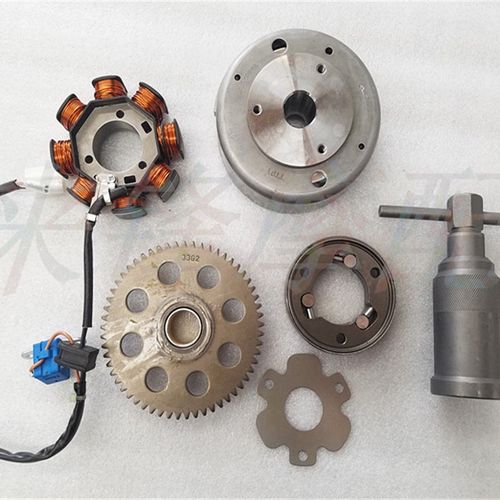 适用于QS100T韵彩QS125T-2丽彩磁电机转子磁钢线圈定子马达起动盘