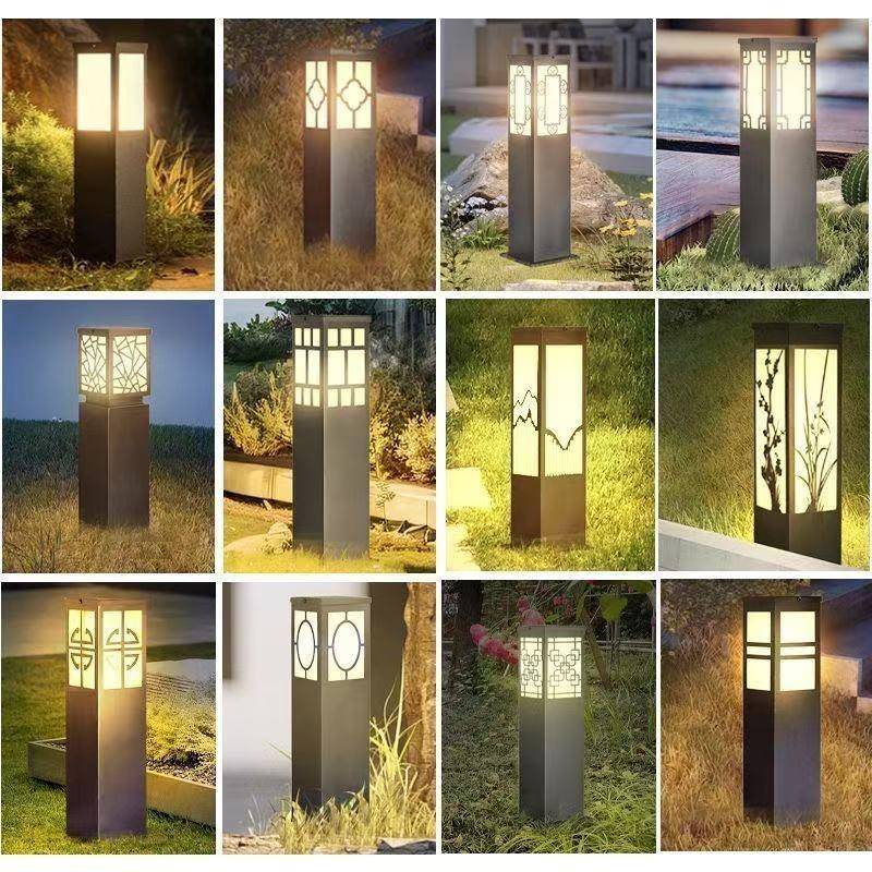 户外太阳能草坪灯简约LED防水小区花园别墅公园草地装饰景观灯