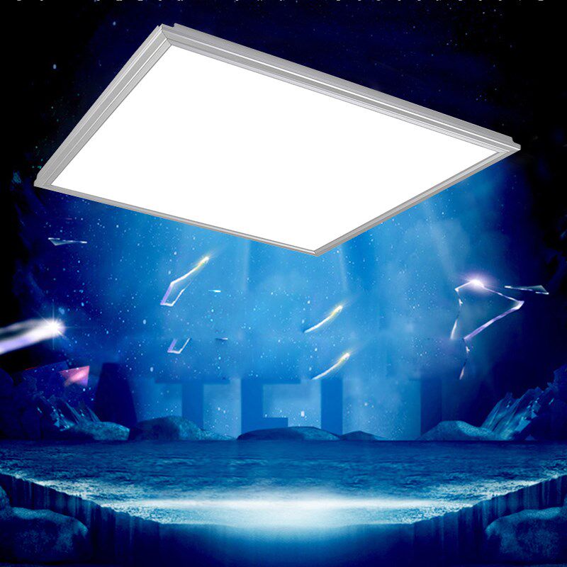 集成吊顶LED石膏板平板灯600x600工程灯面板灯矿棉板灯嵌入式西安