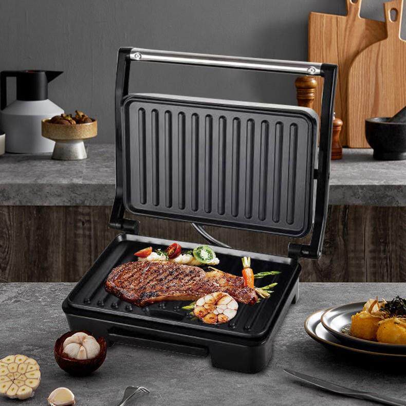 双面家用小型煎饼机加热烙饼机牛排鸡蛋多功能煎烤机压三明治
